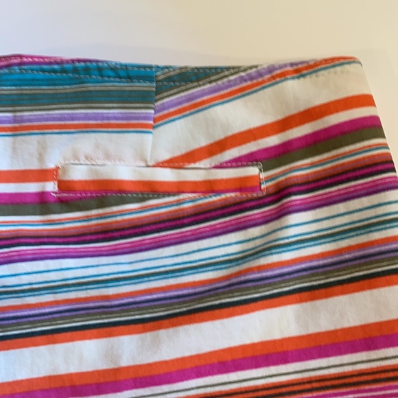 Helen Jon Striped Beach Shorts SZ 6 - Picture 4 of 5